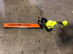 RYOBI ONE 18V 22 in. Lithium-Ion Cordless Hedge Trimmer (Tool Only) Customer Returns See Pictures