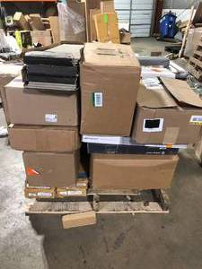 Pallet of Mixed Assorted Ceramic Flooring Various Models and Conditions   Customer Returns See Pictures