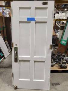 lot 5 image: Door 5 Left Hand Swing with Frame, Trim and Closer (524008)