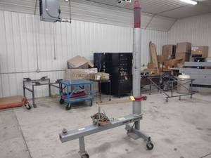 lot 22 image: Chief E-Z Liner Rolling Puller Post...
