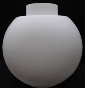 HUGE  HARD TO FIND RETRO PENDULUM FROSTED LIGHT  GLOBE