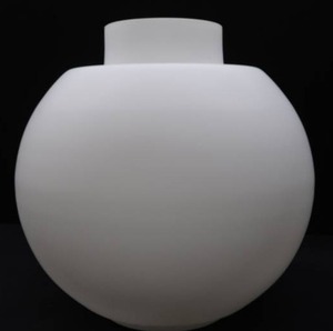 HUGE  HARD TO FIND RETRO PENDULUM FROSTED LIGHT  GLOBE