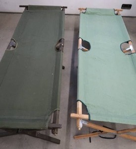 2 STURDY CAMP COTS