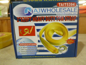 AJ Wholesale Heavy Duty Tow Strap