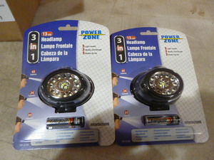 2 Power Zone 3-in-1 Headlamps