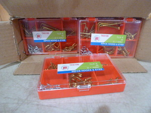 8 Packs of PTC Hooks and Eyes