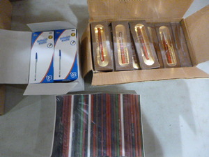 Lot of Writing Pens and Colored Pencils