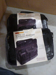 2 Road Pro Leather-Like Soft-Sided Briefcases