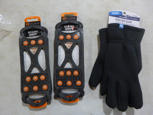 Ice Cleats and Gloves