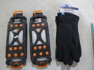 Ice Cleats and Gloves
