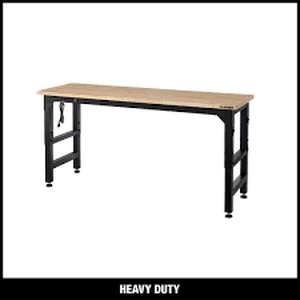 Husky 72 in. Solid Wood Work Surface for Ready-to-Assemble 6-ft. adjustable height workbench