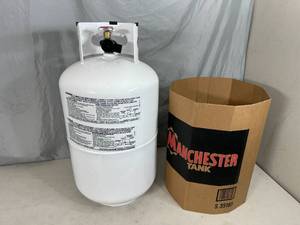 lot 6 image: New Manchester 30 lb Propane Tank