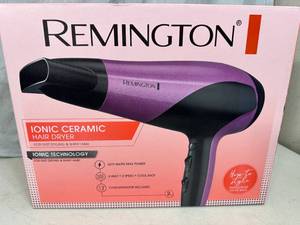 lot 17 image: New Remington Ionic Ceramic Hair Dryer