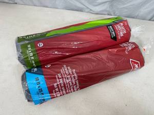lot 41 image: 2 Rolls of 10 x 25 ft of Plastic Poly Sheeting - 1 Roll 3 mil and 1 Roll 4 Mil