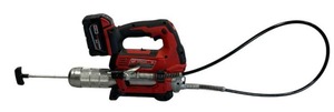 lot 6 image: Used Milwaukee 18V Grease Gun (2646-20) with M18 Red Lithium Battery in Good Working Condition ($200 Retail Price)