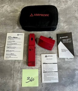 lot 36 image: AMPROBE ECB50A Circuit Tracer Receiver and Transmitter in Good Working Condition