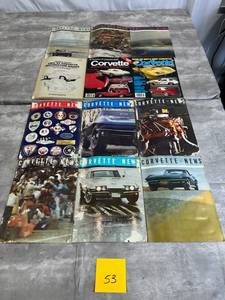 lot 53 image: Vintage Corvette News and Corvette Magazines in Used Condition