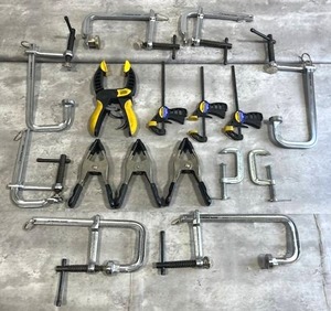 lot 60 image: Nice Clamp Lot - Strong Hand, Quick Grip, Tool Shop, and More