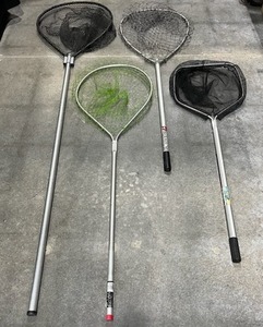lot 80 image: Used Fishing Net Lot including Beckman, Frabill, and More