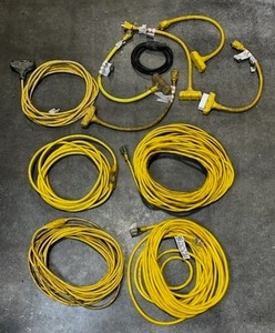 lot 77 image: Used Assortment of 25, 50, and 75 Extension Cords