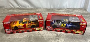 lot 100 image: New Sealed Nos 124 2002 Edition NASCAR Racing Champions Jimmie Johnson and Mike Skinner Die Cast