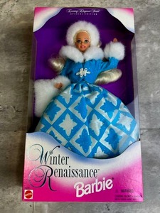 lot 107 image: New Sealed 1996 Mattel Winter Renaissance Barbie Doll - some box wear
