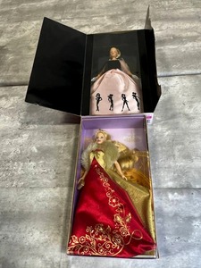 lot 115 image: New Open Box 200 Barbie Timeless Silhouette & New Open Box 2003 Glamorous Gala Barbie Doll - some box wear