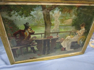 In Love Antique Print