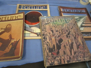 Fortune 1938 & 1939 Magazines