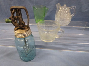 Butter Churn, Measuring Cups