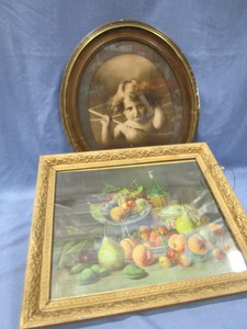Still-life, Cupid Awake, Antique Frames