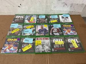 lot 228 image: LOT OF 15 Microsoft Xbox Video Games