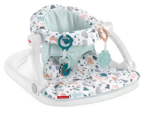 lot 114 image: Fisher-Price Sit-Me-Up Floor Seat - Terrazo Fashion