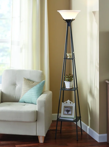 lot 206 image: Mainstays Etagere Floor Lamp