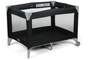lot 310 image: Cosco Kids Funsport Portable Compact Baby Play Yard with Carry Bag, Noir Dot