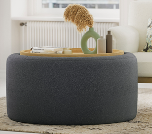 lot 403 image: Beautiful Drew Stowaway Coffee Table with Storage by Drew Barrymore, Charcoal
