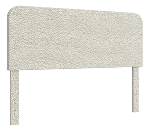 lot 516 image: Better Homes & Gardens Juliet FullQueen Boucle Headboard, Ivory