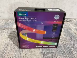 lot 108 image: Govee 49.2ft Wi-Fi RGBICW LED Strip Light