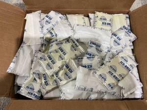lot 157 image: 96PCS Ice-Brix Reusable Leakproof NonToxic Ice Pack 3oz Gel 5 x 2 34 x 34