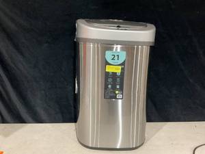 lot 308 image: Nine Stars 21.1 Gallon Trash Can, Motion Sensor Touchless Kitchen Trash Can, Stainless Steel