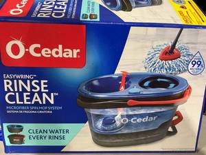 lot 329 image: O-Cedar RinseClean Clean Water Spin Mop and Bucket System