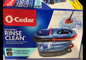 lot 330 image: O-Cedar RinseClean Clean Water Spin Mop and Bucket System