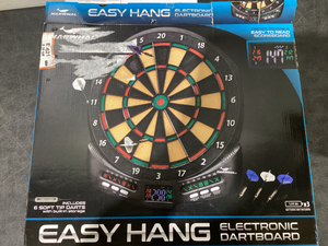lot 522 image: Narwhal Revolution Electronic Dartboard for Recreational Play, Six Dart Set