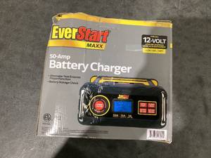 lot 525 image: Everstart Maxx 15 Amp Automotive Battery Charger with 50 Amp Engine Start (BC50BE)