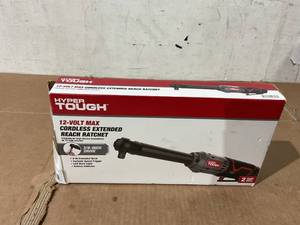 lot 241 image: Hyper Tough 12V Max Lithium-Ion 38-inch Cordless Extended Reach Ratchet with 1.5Ah Battery and Charger