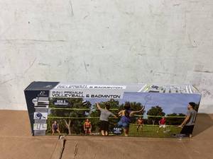 lot 247 image: EastPoint Sports 2-in-1 Volleyball and Badminton Set