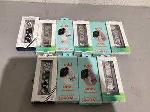 lot 427 image: LOT OF 10 Apple Watch Silicone Bands