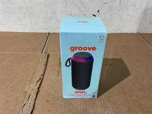 lot 259 image: Onn. Large Rugged Speaker with LED Lighting