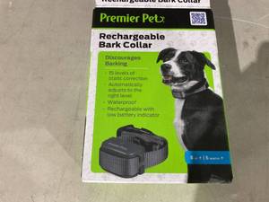 lot 369 image: Premier Pet Rechargeable Bark Collar