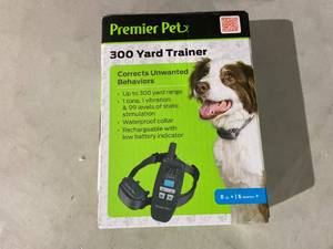 lot 374 image: Premier Pet 300 Yard Remote Trainer